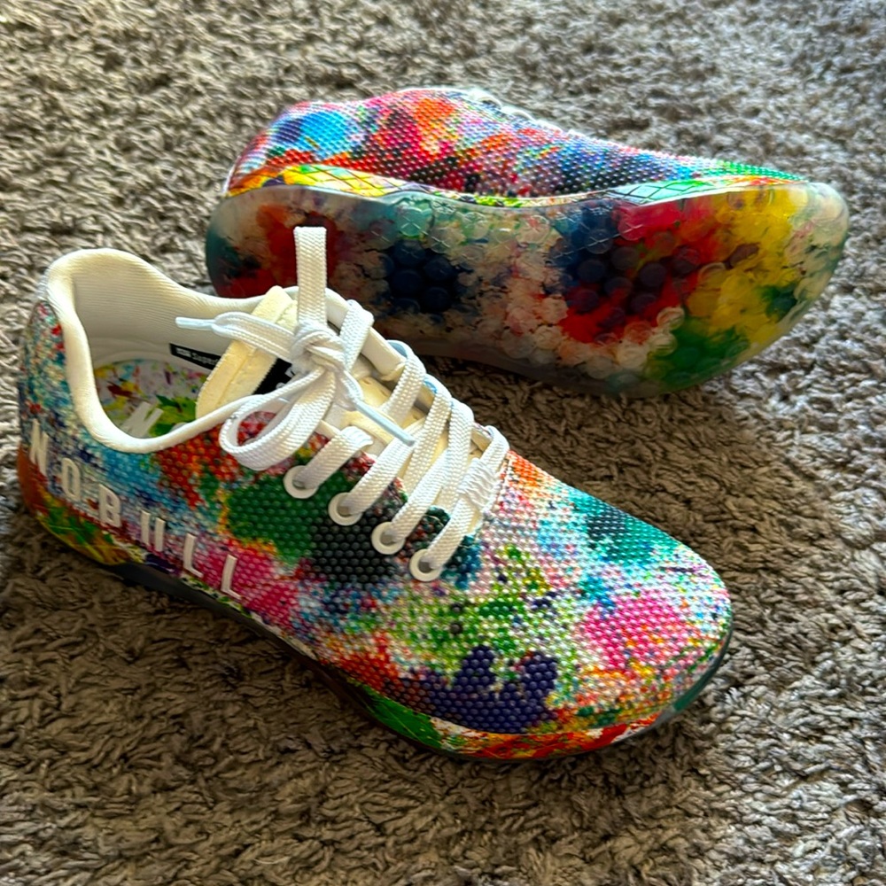 NOBULL Trainer Pride Edition Rainbow Trainers | W 6.5 NEW NWOB